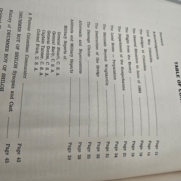 1963 Columbia PA Civil War Centennial Program - Picture 7 of 11